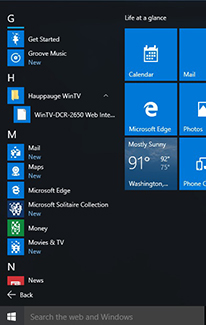 WinTV-DCR-2650 or WinTV-DCR-3250 Web Interface