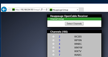 Step 3b: Channel Lineup